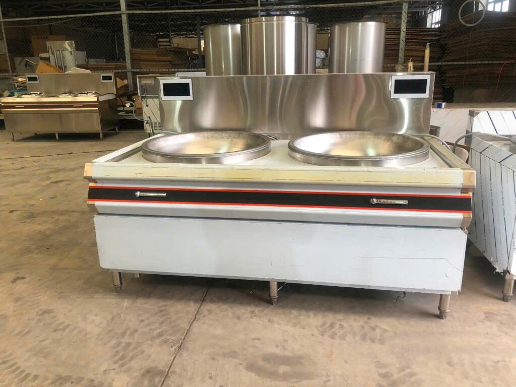 Bếp từ công nghiệp đôi xào trực tiếp 30kw